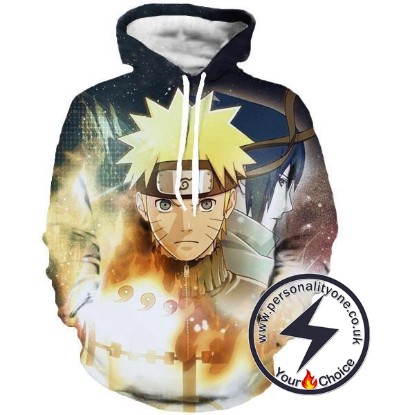 Naruto - Naruto Uzumaki & Sasuke Uchiha Zip Up - Hoodies